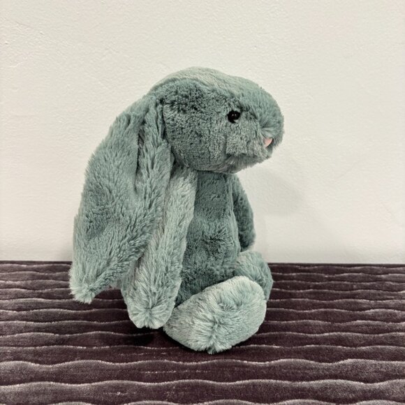 RARE Jellycat Medium Bashful Forest Bunny BNWT - Picture 3 of 6